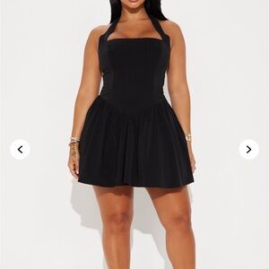 Chic Black halter party Dress